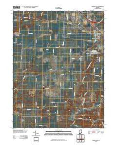 Forest Hill Indiana Historical topographic map, 1:24000 scale, 7.5 X 7.5 Minute, Year 2010