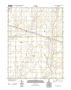 Fountaintown Indiana Historical topographic map, 1:24000 scale, 7.5 X 7.5 Minute, Year 2013
