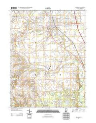 Franklin Indiana Historical topographic map, 1:24000 scale, 7.5 X 7.5 Minute, Year 2013