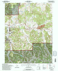 French Lick Indiana Historical topographic map, 1:24000 scale, 7.5 X 7.5 Minute, Year 1993
