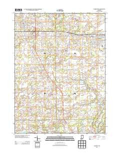 Garrett Indiana Historical topographic map, 1:24000 scale, 7.5 X 7.5 Minute, Year 2013