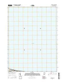 Gary OE N Indiana Current topographic map, 1:24000 scale, 7.5 X 7.5 Minute, Year 2016