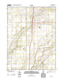 Gilman Indiana Historical topographic map, 1:24000 scale, 7.5 X 7.5 Minute, Year 2013