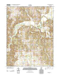 Gosport Indiana Historical topographic map, 1:24000 scale, 7.5 X 7.5 Minute, Year 2013