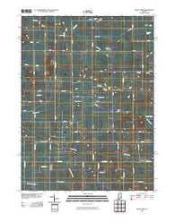 Grass Creek Indiana Historical topographic map, 1:24000 scale, 7.5 X 7.5 Minute, Year 2010