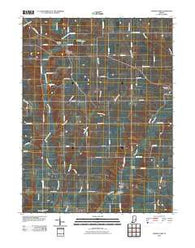 Greens Fork Indiana Historical topographic map, 1:24000 scale, 7.5 X 7.5 Minute, Year 2010
