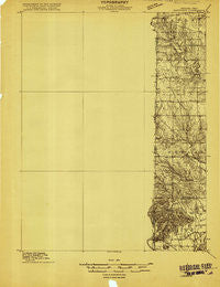 Harrison Ohio Historical topographic map, 1:48000 scale, 15 X 15 Minute, Year 1915
