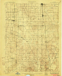 Haubstadt Indiana Historical topographic map, 1:62500 scale, 15 X 15 Minute, Year 1903