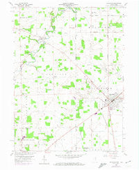 Hicksville Ohio Historical topographic map, 1:24000 scale, 7.5 X 7.5 Minute, Year 1958