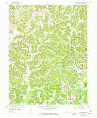 Indian Springs Indiana Historical topographic map, 1:24000 scale, 7.5 X 7.5 Minute, Year 1956