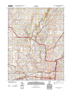 Indianapolis West Indiana Historical topographic map, 1:24000 scale, 7.5 X 7.5 Minute, Year 2013
