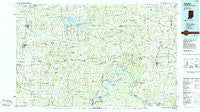 Jasper Indiana Historical topographic map, 1:100000 scale, 30 X 60 Minute, Year 1986