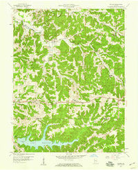 Koleen Indiana Historical topographic map, 1:24000 scale, 7.5 X 7.5 Minute, Year 1956