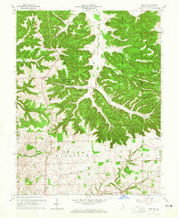 Kossuth Indiana Historical topographic map, 1:24000 scale, 7.5 X 7.5 Minute, Year 1963