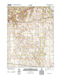 LaPorte West Indiana Historical topographic map, 1:24000 scale, 7.5 X 7.5 Minute, Year 2013