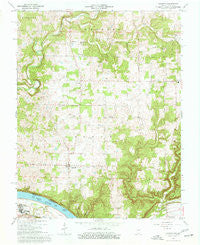 Laconia Indiana Historical topographic map, 1:24000 scale, 7.5 X 7.5 Minute, Year 1966