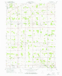 Laud Indiana Historical topographic map, 1:24000 scale, 7.5 X 7.5 Minute, Year 1961