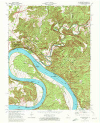Leavenworth Indiana Historical topographic map, 1:24000 scale, 7.5 X 7.5 Minute, Year 1970