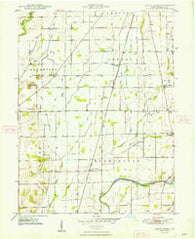 Lewis Creek Indiana Historical topographic map, 1:24000 scale, 7.5 X 7.5 Minute, Year 1948