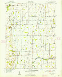 Lewis Creek Indiana Historical topographic map, 1:24000 scale, 7.5 X 7.5 Minute, Year 1948