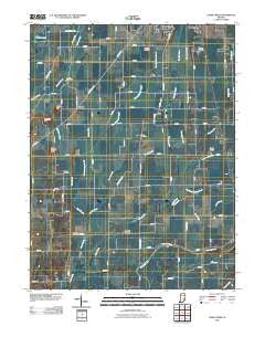 Lewis Creek Indiana Historical topographic map, 1:24000 scale, 7.5 X 7.5 Minute, Year 2010