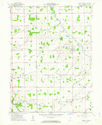 Liberty Center Indiana Historical topographic map, 1:24000 scale, 7.5 X 7.5 Minute, Year 1962