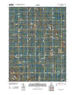 Liberty Center Indiana Historical topographic map, 1:24000 scale, 7.5 X 7.5 Minute, Year 2010