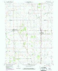 Liinden Indiana Historical topographic map, 1:24000 scale, 7.5 X 7.5 Minute, Year 1958