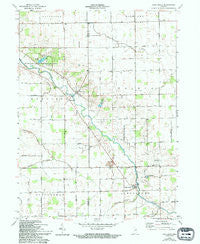 Linn Grove Indiana Historical topographic map, 1:24000 scale, 7.5 X 7.5 Minute, Year 1962