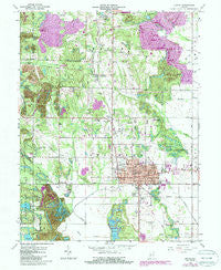 Linton Indiana Historical topographic map, 1:24000 scale, 7.5 X 7.5 Minute, Year 1963