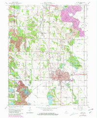 Linton Indiana Historical topographic map, 1:24000 scale, 7.5 X 7.5 Minute, Year 1963