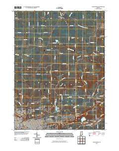 Logansport Indiana Historical topographic map, 1:24000 scale, 7.5 X 7.5 Minute, Year 2010