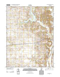 Loogootee Indiana Historical topographic map, 1:24000 scale, 7.5 X 7.5 Minute, Year 2013