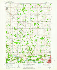 Lucerne Indiana Historical topographic map, 1:24000 scale, 7.5 X 7.5 Minute, Year 1960