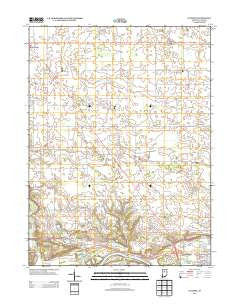Lucerne Indiana Historical topographic map, 1:24000 scale, 7.5 X 7.5 Minute, Year 2013