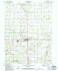 Lynn Indiana Historical topographic map, 1:24000 scale, 7.5 X 7.5 Minute, Year 1960