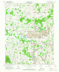 Lynnville Indiana Historical topographic map, 1:24000 scale, 7.5 X 7.5 Minute, Year 1960