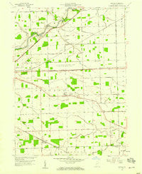 Maples Indiana Historical topographic map, 1:24000 scale, 7.5 X 7.5 Minute, Year 1957