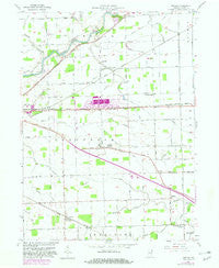 Maples Indiana Historical topographic map, 1:24000 scale, 7.5 X 7.5 Minute, Year 1957