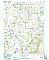 Marietta Indiana Historical topographic map, 1:24000 scale, 7.5 X 7.5 Minute, Year 1962