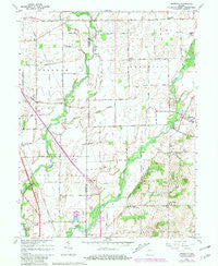 Marietta Indiana Historical topographic map, 1:24000 scale, 7.5 X 7.5 Minute, Year 1962