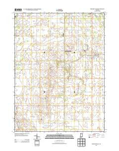 Medaryville Indiana Historical topographic map, 1:24000 scale, 7.5 X 7.5 Minute, Year 2013