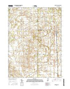 Medaryville Indiana Current topographic map, 1:24000 scale, 7.5 X 7.5 Minute, Year 2016