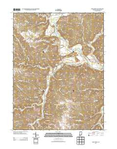 Metamora Indiana Historical topographic map, 1:24000 scale, 7.5 X 7.5 Minute, Year 2013