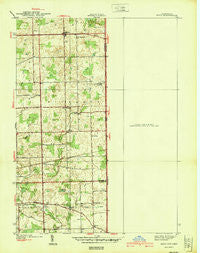 Metz Ohio Historical topographic map, 1:24000 scale, 7.5 X 7.5 Minute, Year 1940