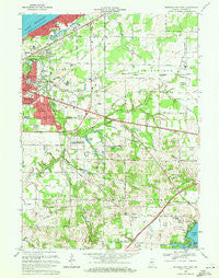 Michigan City East Indiana Historical topographic map, 1:24000 scale, 7.5 X 7.5 Minute, Year 1969