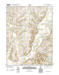 Mooresville East Indiana Historical topographic map, 1:24000 scale, 7.5 X 7.5 Minute, Year 2013