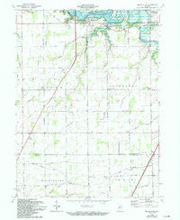 Mount Etna Indiana Historical topographic map, 1:24000 scale, 7.5 X 7.5 Minute, Year 1969