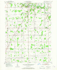 Mount Etna Indiana Historical topographic map, 1:24000 scale, 7.5 X 7.5 Minute, Year 1950