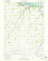 Mount Etna Indiana Historical topographic map, 1:24000 scale, 7.5 X 7.5 Minute, Year 1969